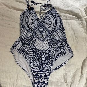 Jessica Simpson DARK MULTI Venice Beach swim suit